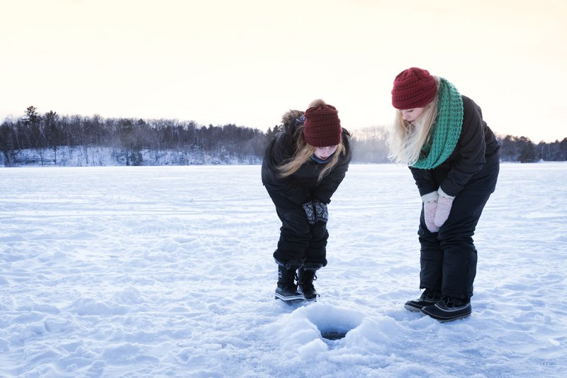 Ice fishing in United Kigdom